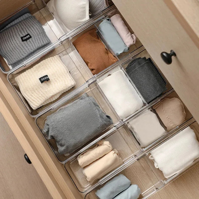 Kitchen Gadgets Storage Ideas - Drawer Organizer Box Home Retractable Sorting