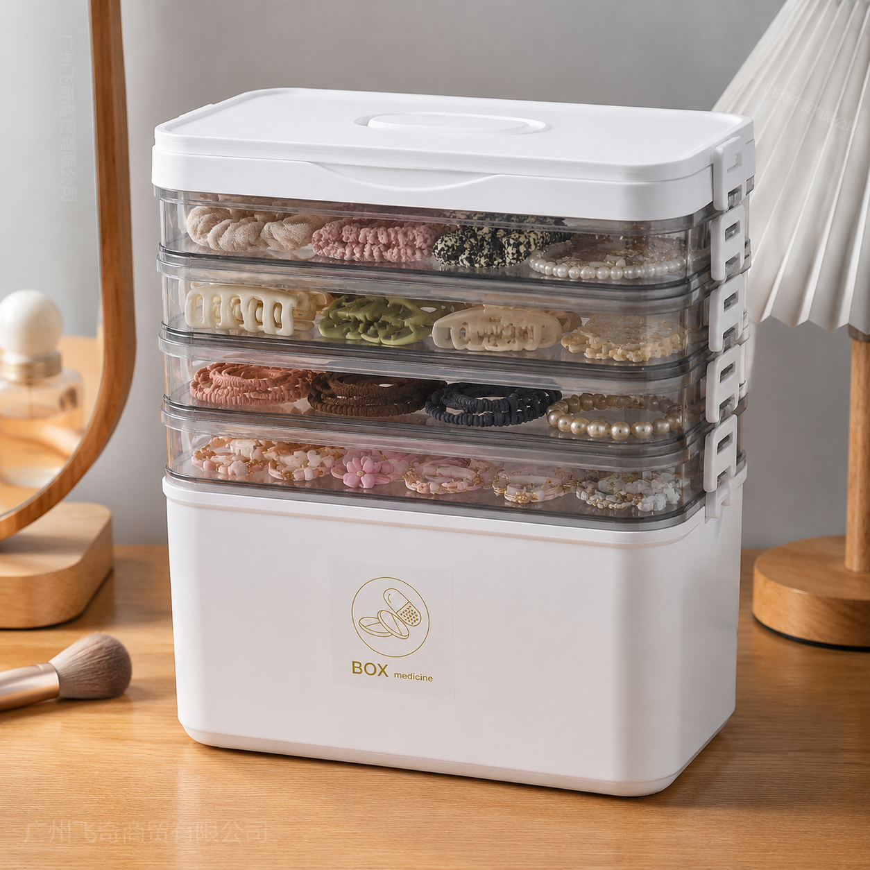 Kitchen Gadgets Storage Ideas - YX Large-Capacity Multi-Tier Stackable Storage Box