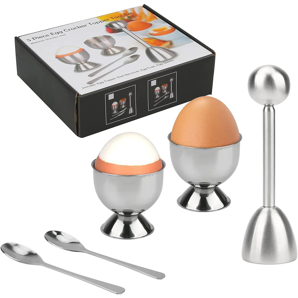 LMETJMA Egg Cracker Topper Set - Egg Separator Tool 评论和价格