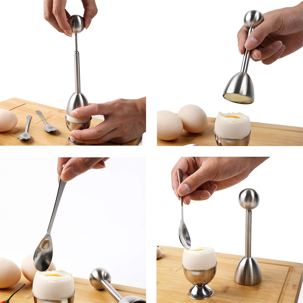 LMETJMA Egg Cracker Topper Set - Egg Separator Tool 评论和价格