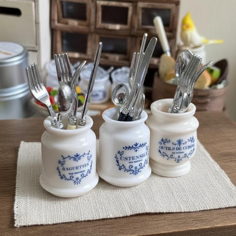 Dollhouse Kitchen Dining Set / - Kitchen Gadgets Storage Ideas 评论和价格