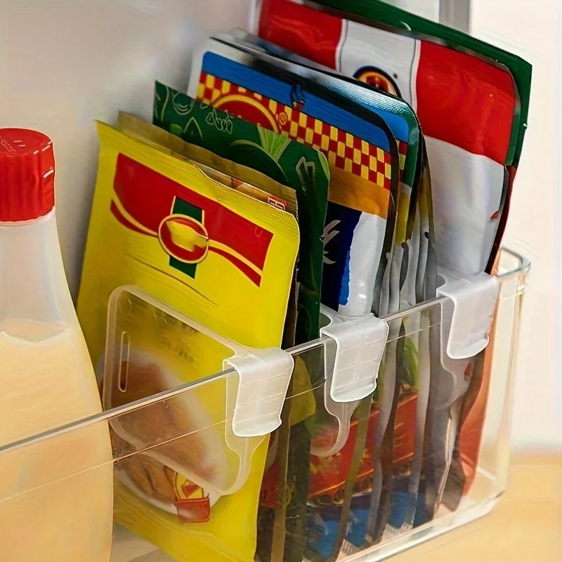 8/16/24PCS Sturdy Clear Refrig - Kitchen Gadgets Storage Ideas 评论和价格