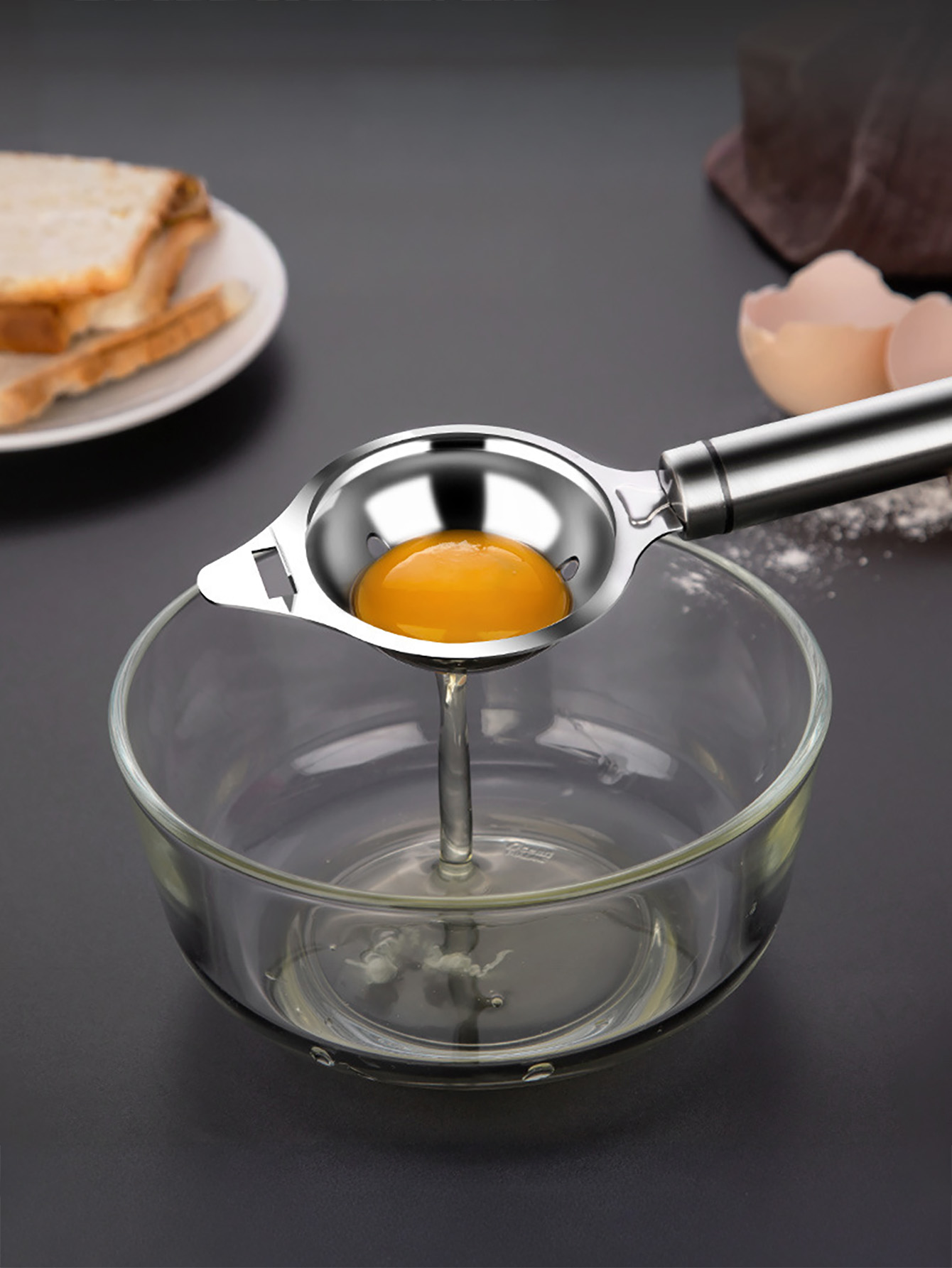 Stainless Steel Egg Separator  - Egg Separator Tool 评论和价格