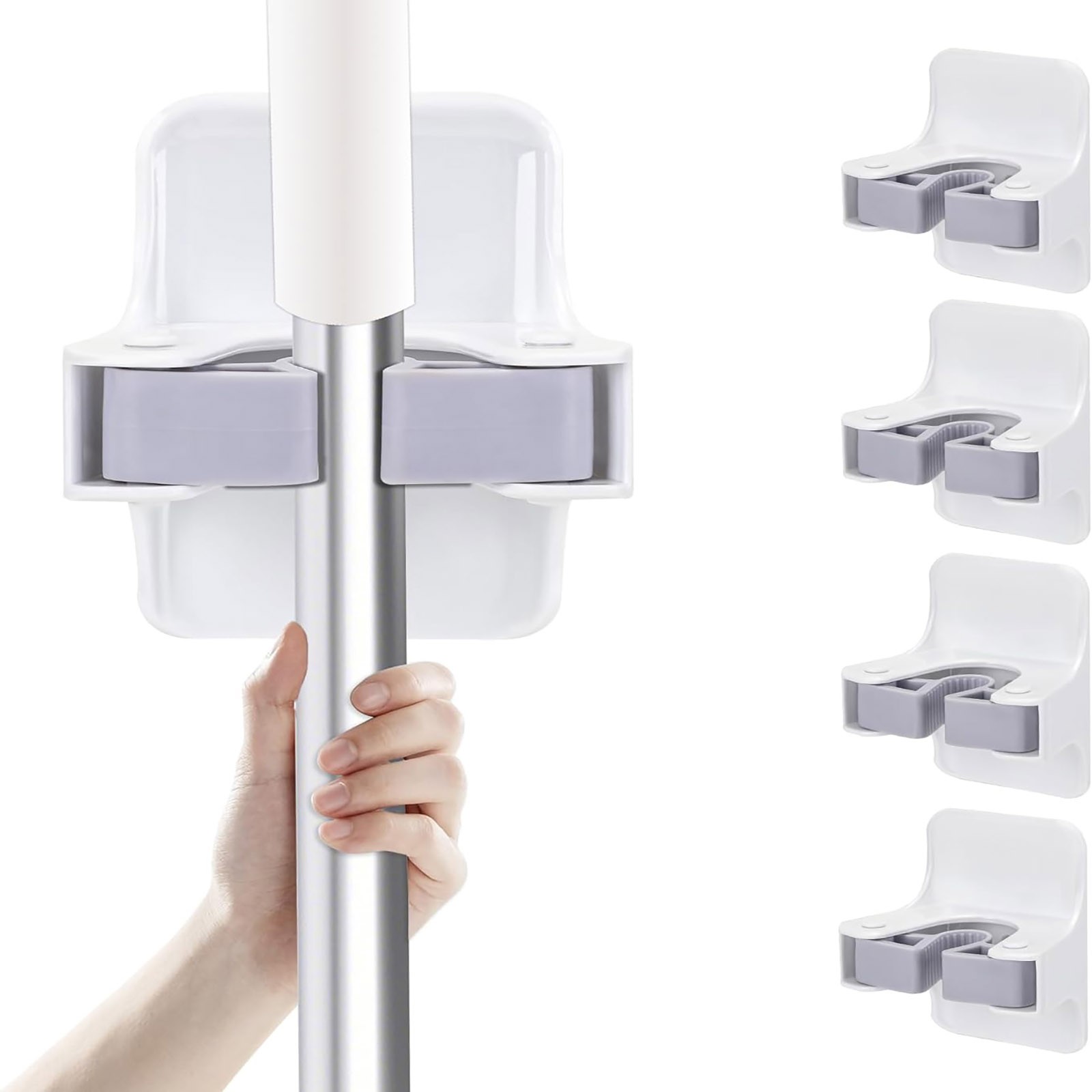 Mop Holder Self-adhesive Broom - Kitchen Gadgets Storage Ideas 评论和价格