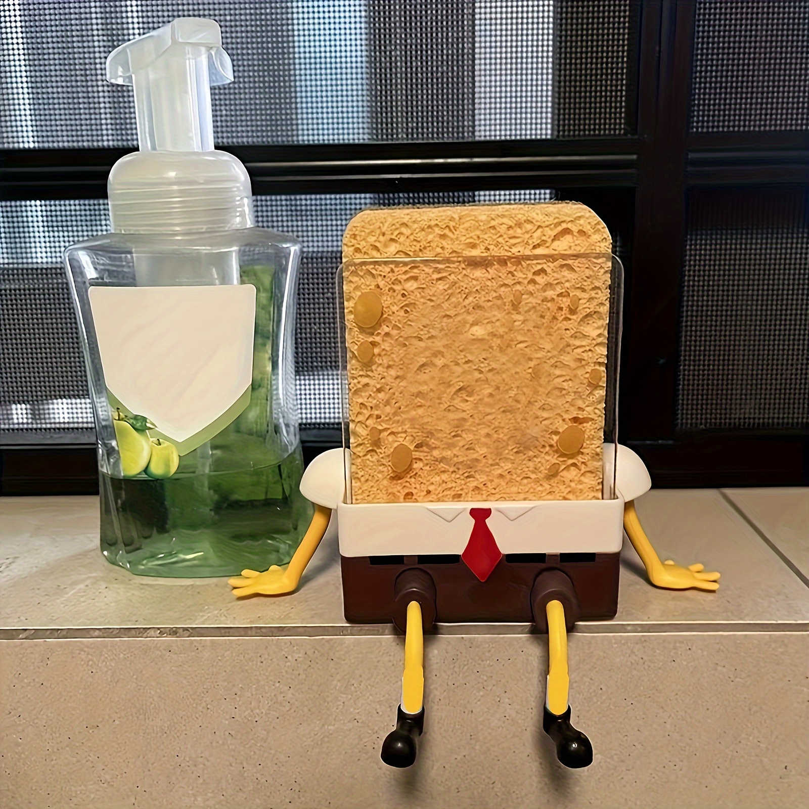 1pc Cartoon Sponge Drain Rack  - Kitchen Gadgets Storage Ideas 评论和价格
